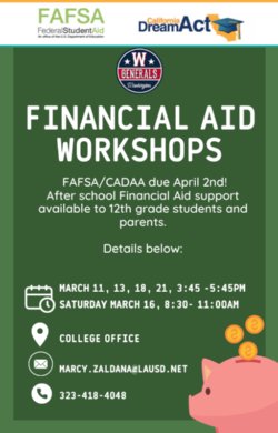 FAFSA Workshop Flyer = English